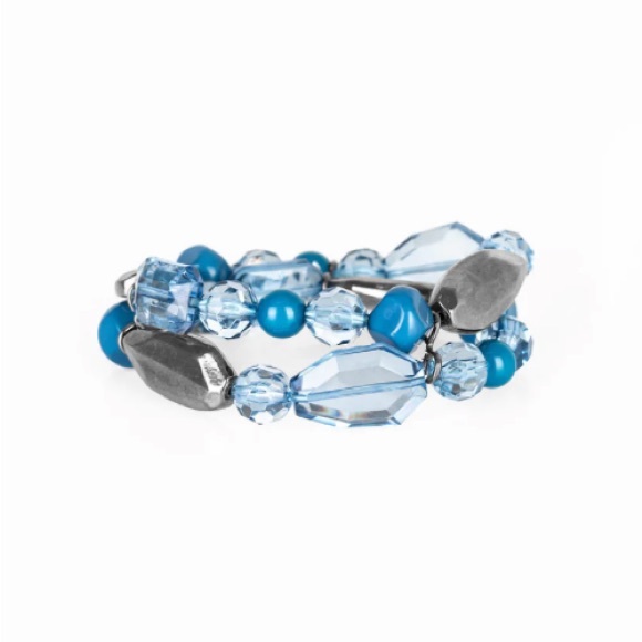 Blue Candy Gemstone Bracelet - The Perfect Accessory for Any Occasion! - Picture 2 of 3